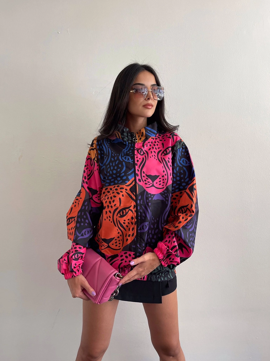 Digital Printed Raincoat - Women Fashion Turkey